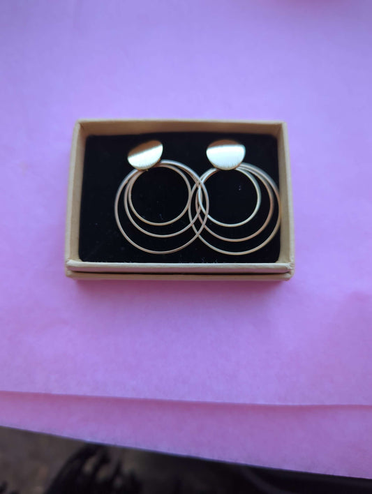 Trinity circle studs image 0