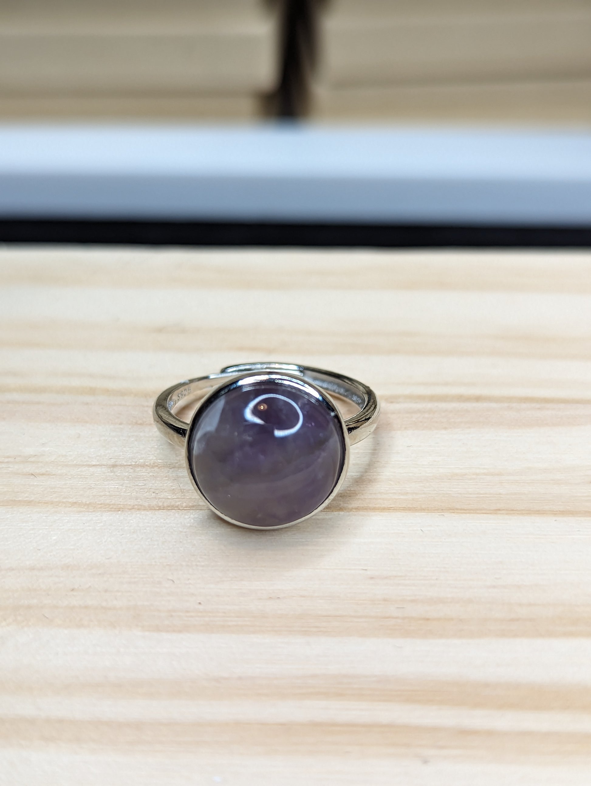 Sterling silver gemstone ring image 12