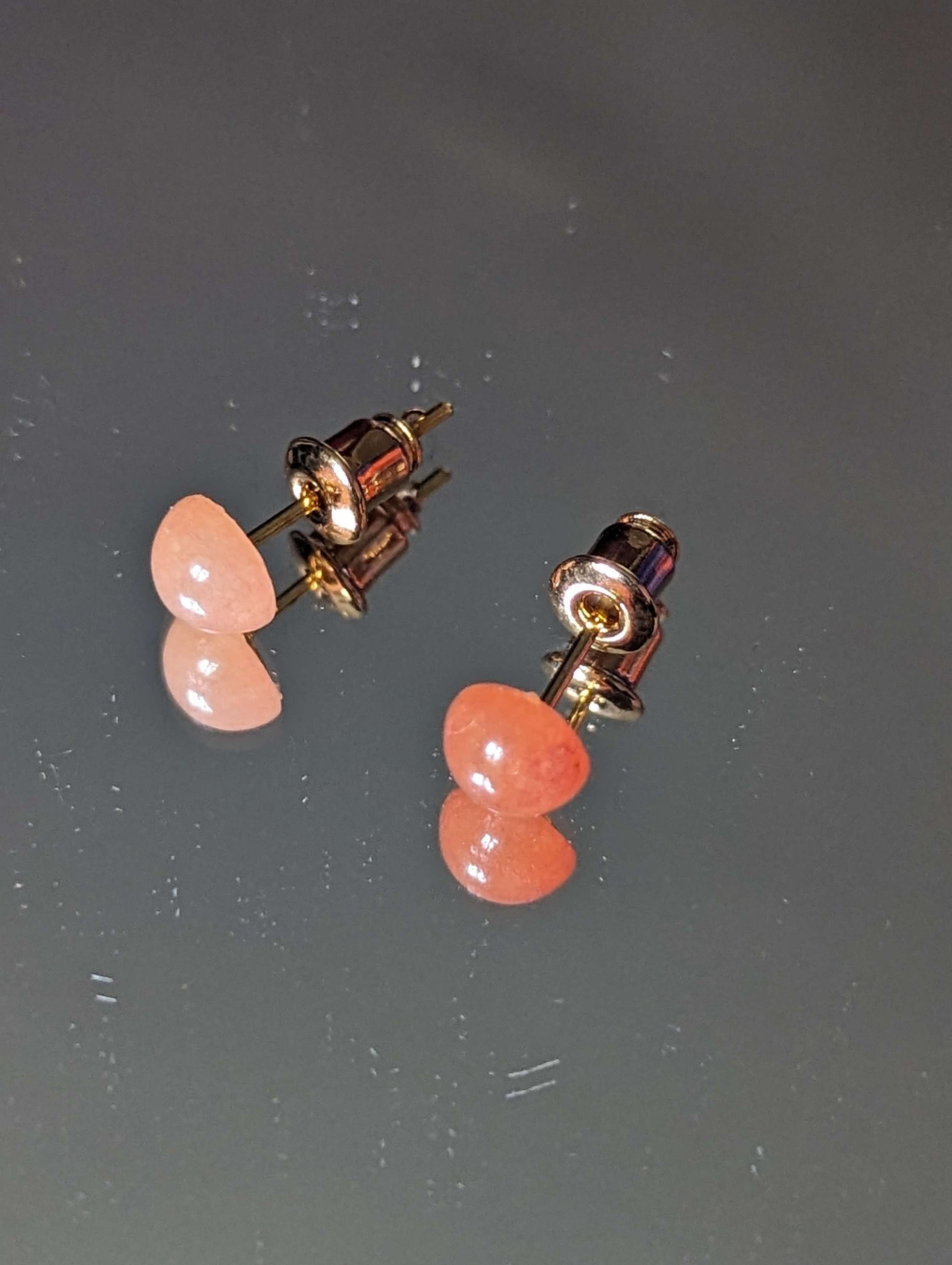 Gold Plated Gemstone Studs image 2