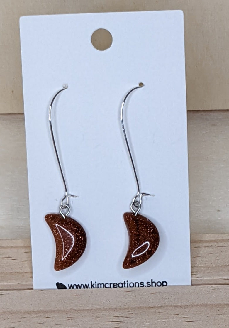 Moon Gemstone Earrings image 2