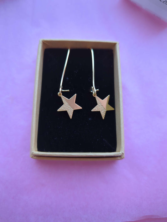 Star hooked earrings  image 0