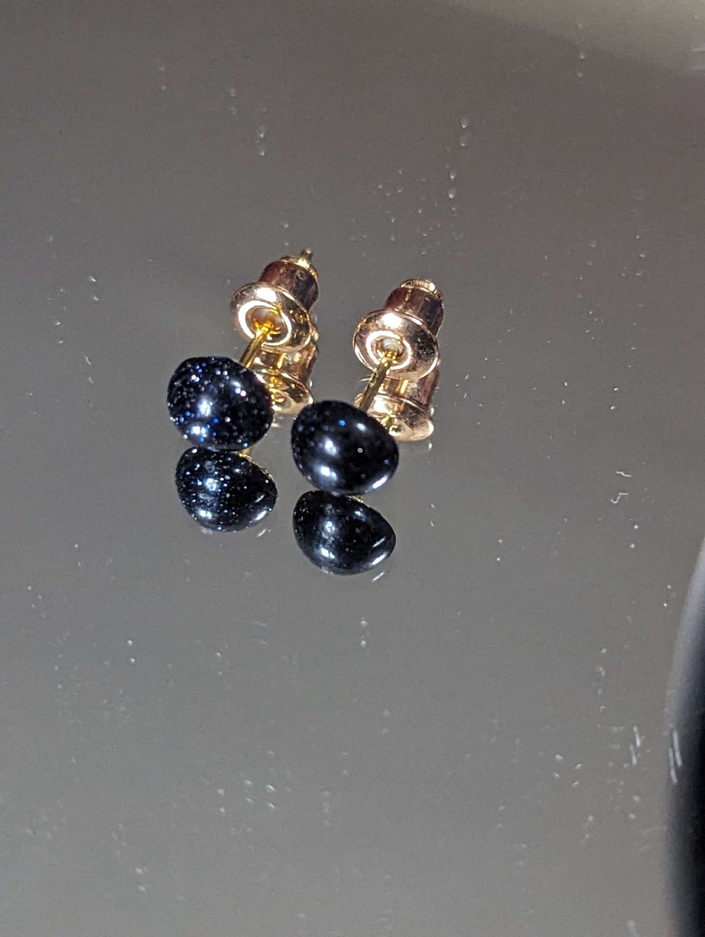 Gold Plated Gemstone Studs image 5